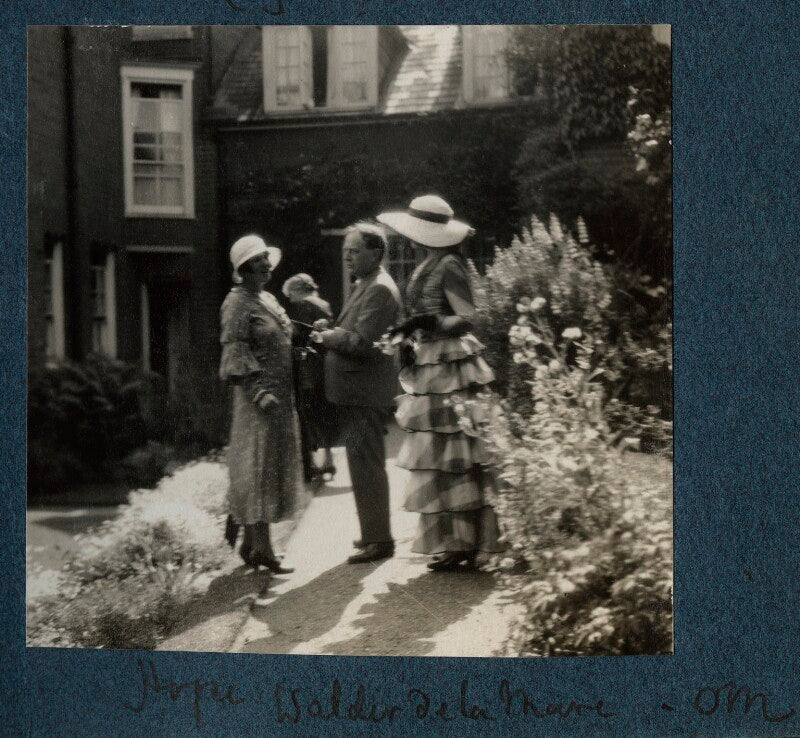 (helen) hope mirrlees; walter de la mare; lady ottoline morrell npg ax143425