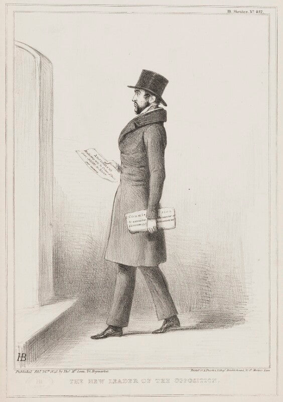 The new leader of the opposition (charles de laet waldo sibthorp) npg d41561