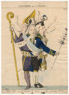 L'Homme aux 6 Têtes (Charles Maurice de Talleyrand Périgord) NPG D16909