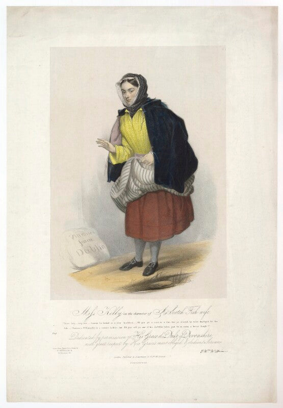 Frances ('fanny') maria kelly as a scotch fishwife npg d36803