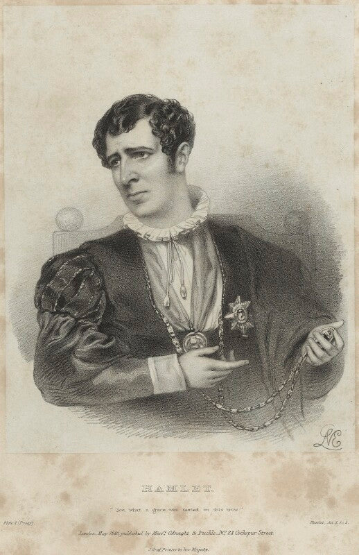 Charles kemble as hamlet npg d22324