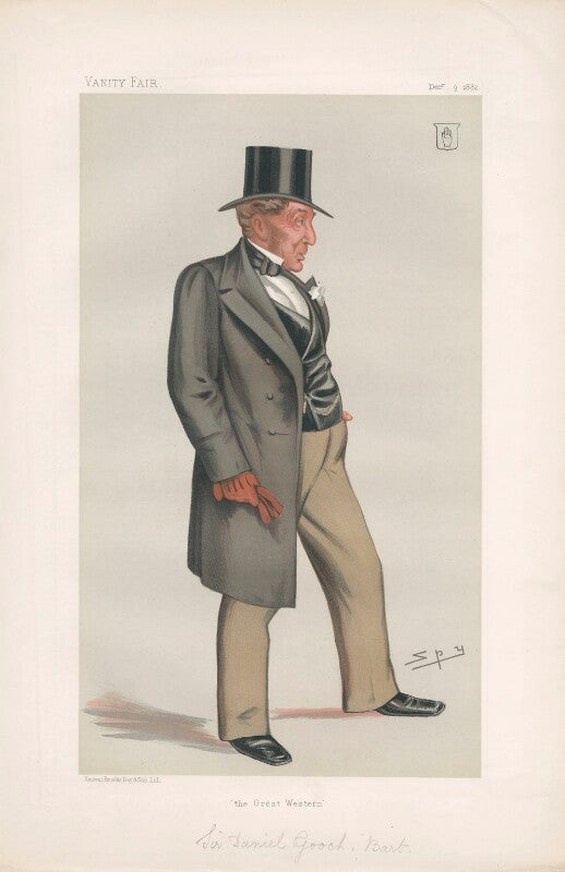 Sir daniel gooch, 1st bt ('statesmen. no. 417.') npg d44098