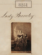 Lady Georgiana Ellen Bromley (née Fane) ('Lady Bromley') NPG Ax58070