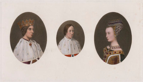 James III of Scotland; James IV of Scotland; Margaret of Denmark NPG D42378