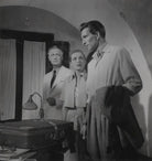 Tullio Carminati as Signor Migone, Phyllis Calvert as Patricia Chandler and Michael Rennie as Mike Christie in 'The Golden Madonna' NPG Ax39670