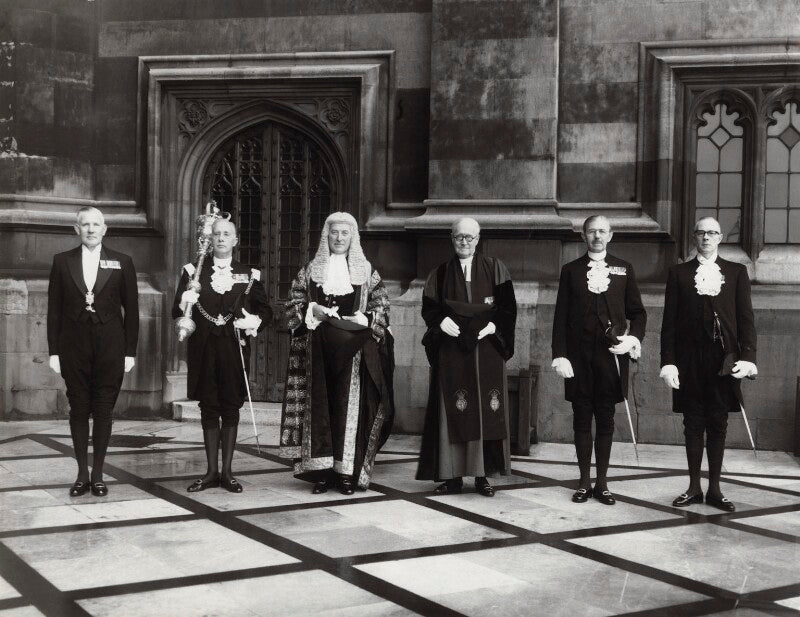 'speaker's procession' (group including sir harry braustyn hylton hylton foster) npg x91949