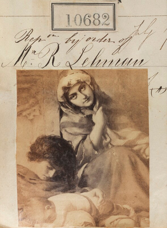 'reproduction by order of rudolph lehmann' npg ax60393