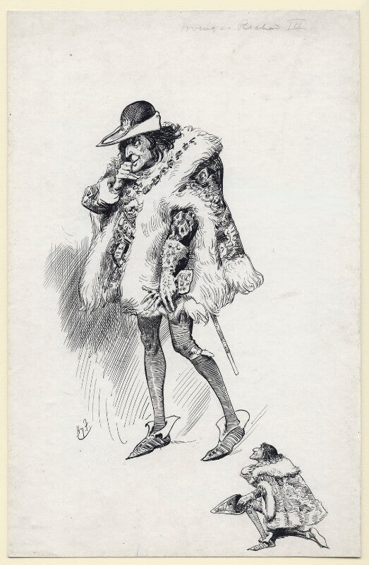 Sir henry irving as richard iii npg d102