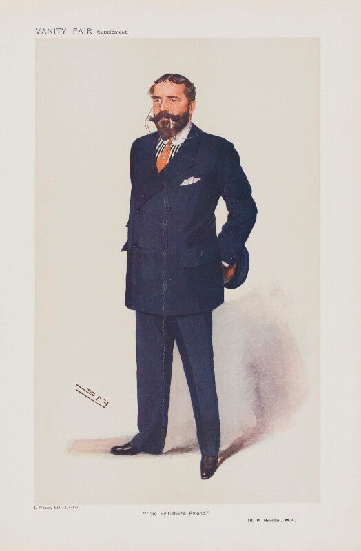 Sir robert paterson houston, 1st bt ('our celebrities. "the britisher's friend."') npg d45613