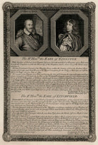 Robert Pierrepont (Pierrepoint), 1st Earl of Kingston-upon-Hull; Lord Bernard Stuart NPG D26609