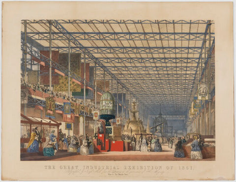 The Great Industrial Exhibition of 1851. Plate 3. The British Nave. NPG D10670