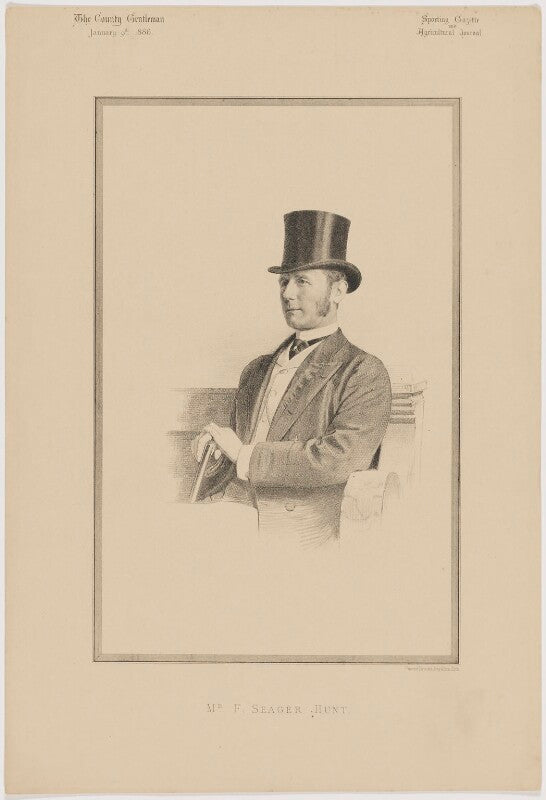 Sir frederick seager hunt, 1st bt npg d46164