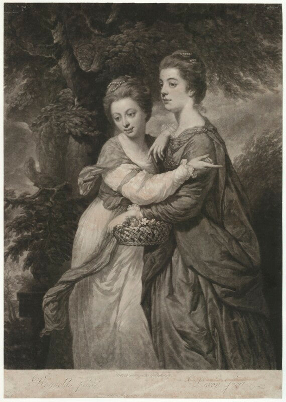 'miss crusses' (elizabeth hinchliffe (née crewe); emma crewe) npg d35859