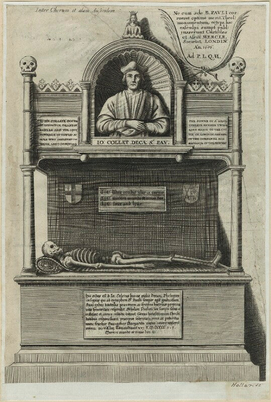 Monument to John Colet in St. Paul's Cathedral NPG D24287