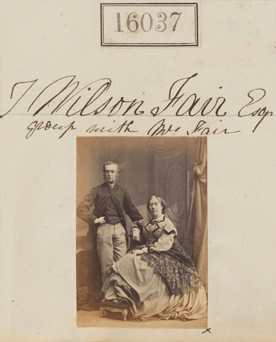 Mr T. Wilson Fair; Mrs T. Wilson Fair NPG Ax63963