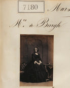 Mrs de Burgh NPG Ax57096