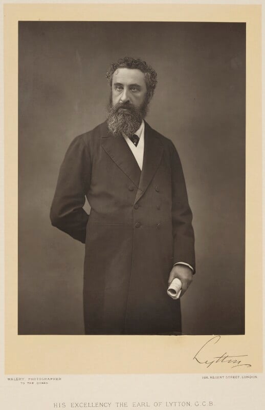 Edward robert bulwer lytton, 1st earl of lytton npg x138125