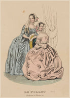 Dancing and evening costumes, February 1843 NPG D47911