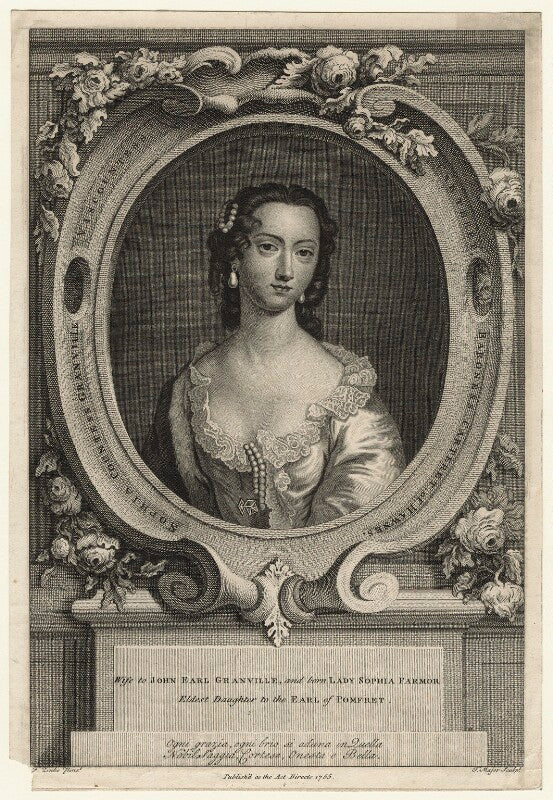 Sophia carteret (née fermor), countess granville npg d21011