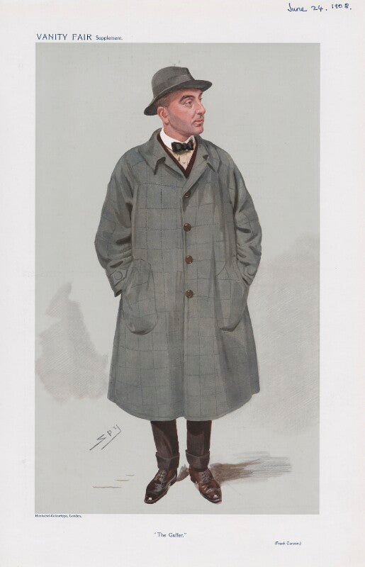 Frank curzon ('men of the day. no. 1124. "the gaffer."') npg d45438