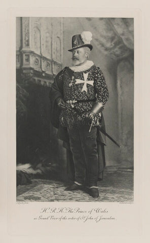 King Edward VII when Prince of Wales as Grand Prior of the order of St John of Jerusalem NPG Ax41004