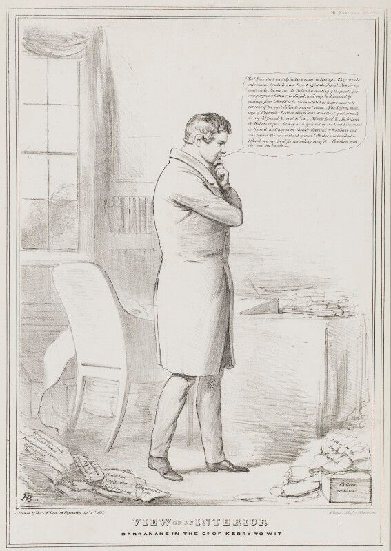 Daniel o'connell ('view of an interior') npg d41160