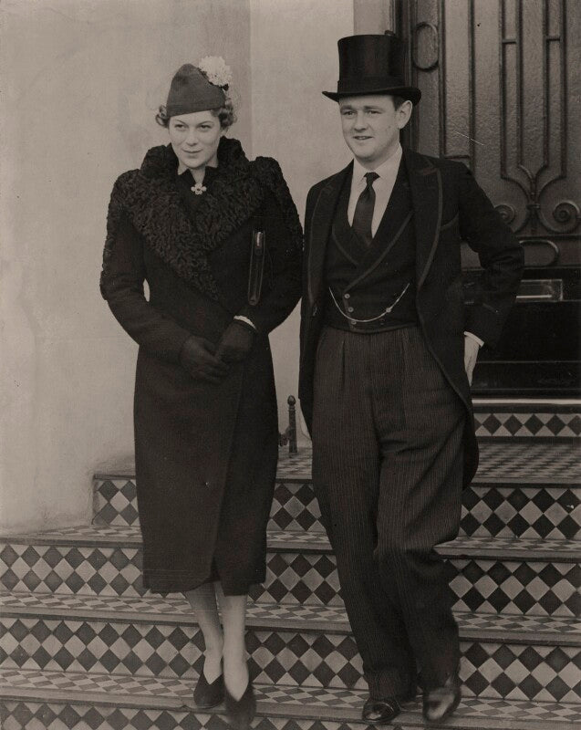 Natalie antoinette hogg (née sullivan); quintin mcgarel hogg, 1st baron hailsham of st marylebone npg x182321