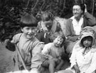 Christopher Strachey; Pippa Strachey; (Joan) Pernel Strachey; and 2 other children NPG x88551