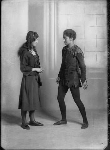 Mary Casson as Wendy; Jean Forbes-Robertson as Peter Pan in 'Peter Pan' NPG x30724