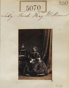 Lady Sarah Elizabeth Hay Williams (née Amherst) (Lady Sarah Elizabeth Amherst) NPG Ax55075