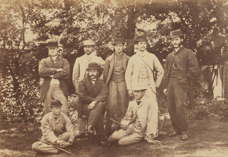 Group including lieutenant james, stanier waller, arthur a'court fisher and a. awdry npg ax137925