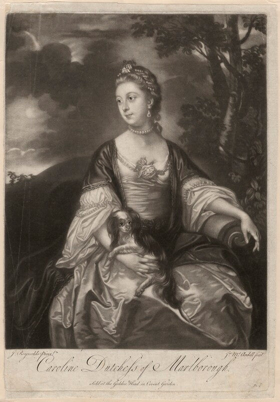 Lady caroline spencer (née russell), duchess of marlborough npg d3678
