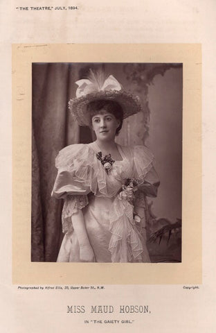 Maud Hobson in 'A Gaiety Girl' NPG x12787