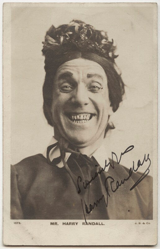 Harry randall as 'widow twankey' in aladdin npg x21988