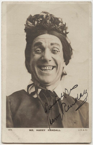 Harry Randall as 'Widow Twankey' in Aladdin NPG x21988