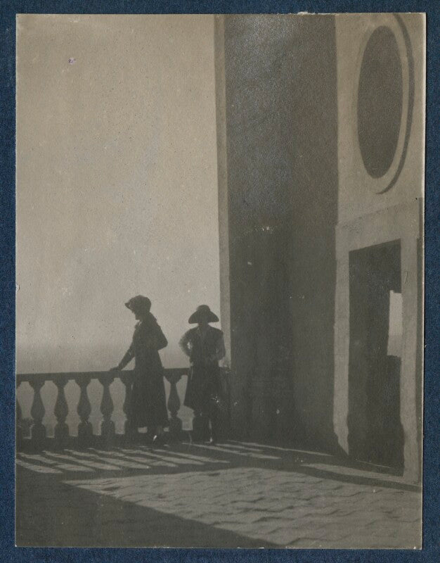 Lady ottoline morrell; julian vinogradoff (née morrell) npg ax140932