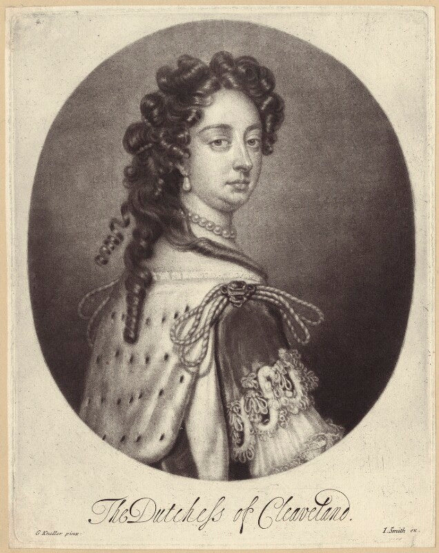 Barbara palmer (née villiers), duchess of cleveland npg d30496