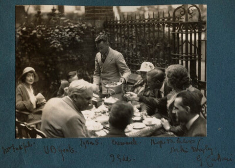 Lady Ottoline Morrell with friends NPG Ax143288