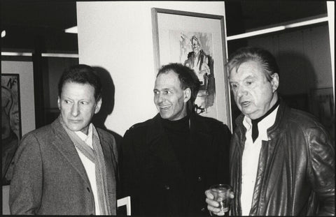 Lucian Freud; Frank Auerbach; Francis Bacon NPG x210058