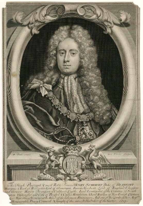 Henry somerset, 2nd duke of beaufort npg d31580