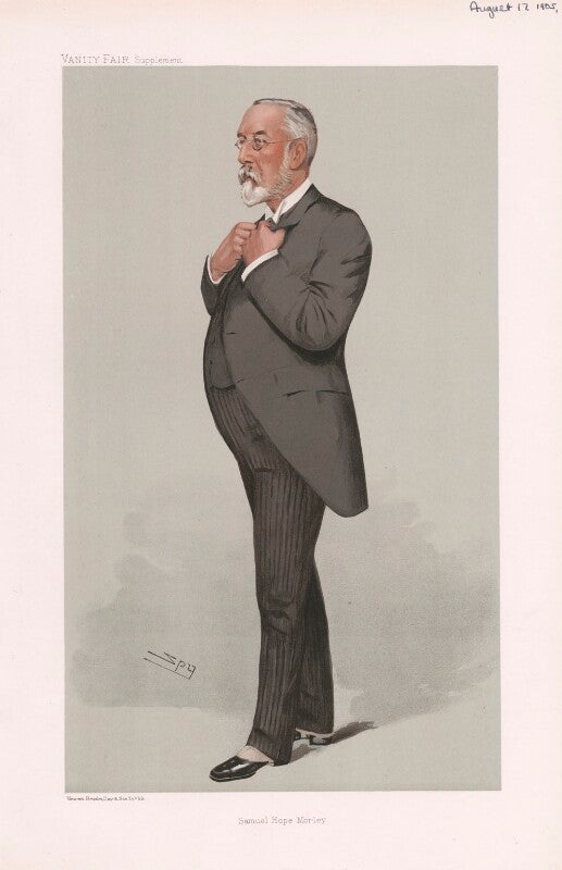 Samuel hope morley, 1st baron hollenden ('men of the day. no. 967. "samuel hope morley"') npg d45288