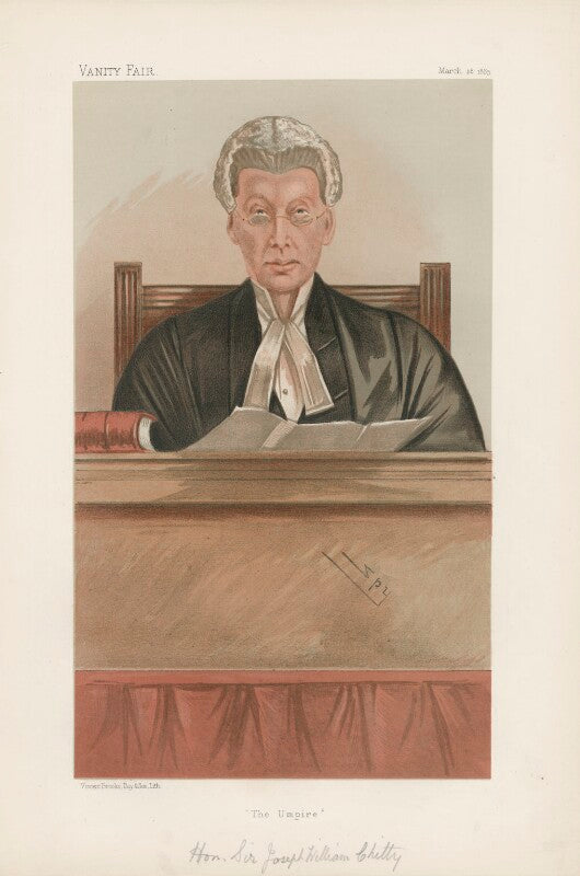 Sir Joseph William Chitty ('Judges. No. 15.') Portrait Print – National ...
