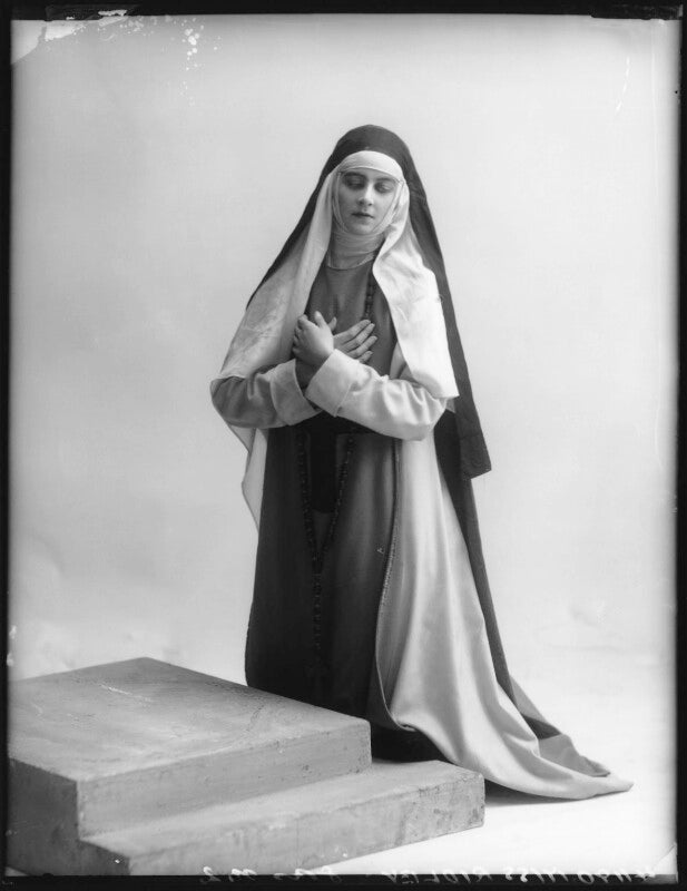 Muriel ridley as the nun in 'the miracle' npg x103478