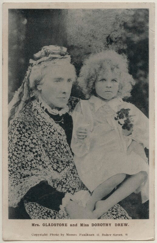 Catherine gladstone (née glynne); dorothy mary catherine ('dossie') parish (née drew) npg x197778