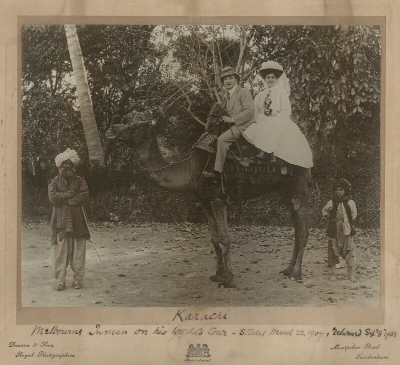 Melbourne inman; florence inman (née ambler) npg x21184