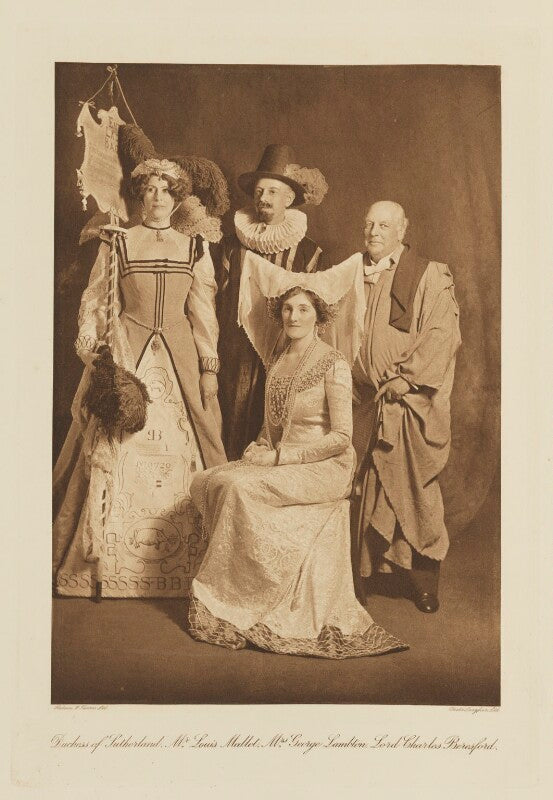 Group in fancy dress for the shakespeare memorial national theatre ball npg ax135794
