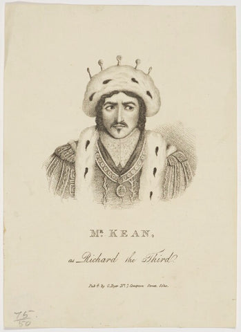 Edmund Kean as Richard III NPG D49528
