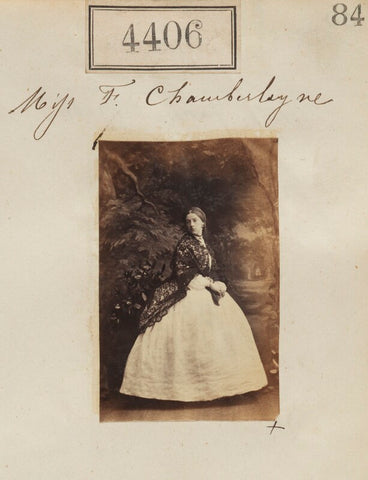 Miss F. Chamberlaine NPG Ax54419