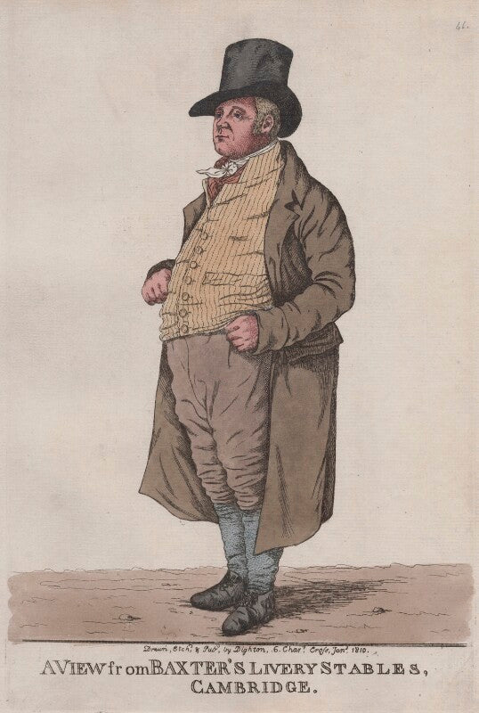 Mr baxter ('a view from baxter's livery stables, cambridge') npg d13305
