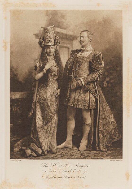 Hon. julia beatrice maguire (née peel) as dido, queen of carthage; john seymour wynne finch as cosmo, grand duke of tuscany npg ax41239